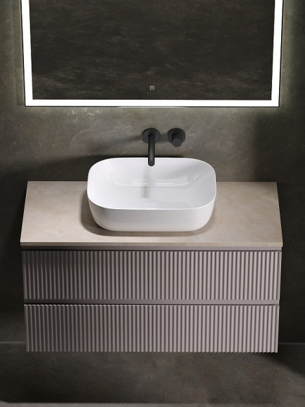 Тумба под раковину Sancos Snob R 100 SNR100SM подвесная Doha Soft