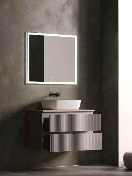 Тумба под раковину Sancos Snob R 100 SNR100SM подвесная Doha Soft