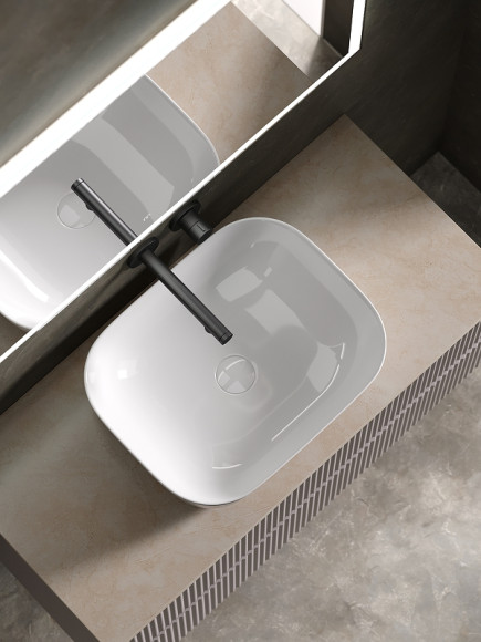 Тумба под раковину Sancos Snob R 100 SNR100SM подвесная Doha Soft