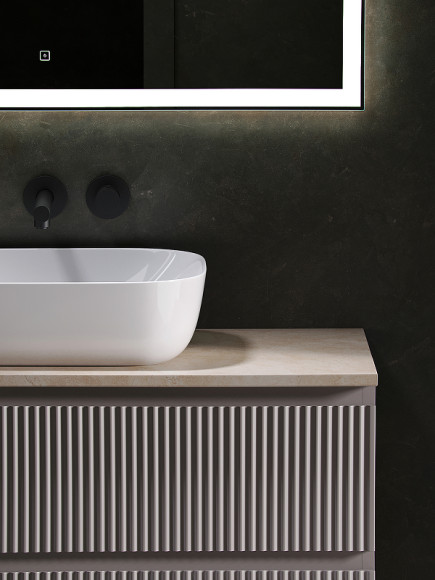 Тумба под раковину Sancos Snob R 100 SNR100SM подвесная Doha Soft