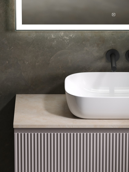 Тумба под раковину Sancos Snob R 100 SNR100SM подвесная Doha Soft