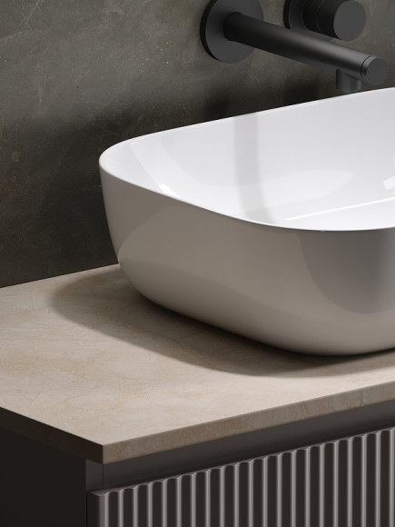 Тумба под раковину Sancos Snob R 100 SNR100SM подвесная Doha Soft