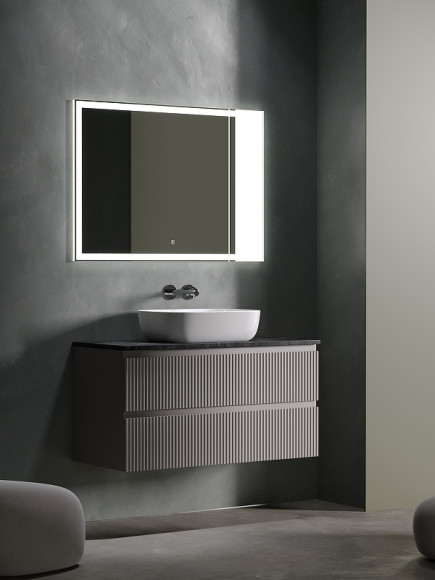 Тумба под раковину Sancos Snob R 100 SNR100SM подвесная Doha Soft