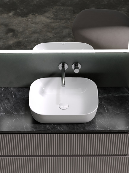 Тумба под раковину Sancos Snob R 100 SNR100SM подвесная Doha Soft