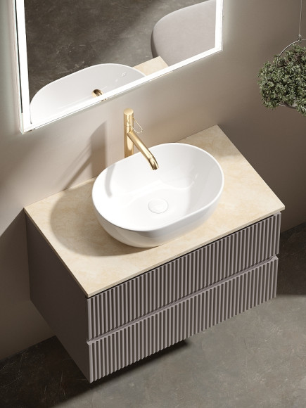 Тумба под раковину Sancos Snob R 100 SNR100SM подвесная Doha Soft