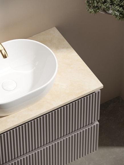 Тумба под раковину Sancos Snob R 100 SNR100SM подвесная Doha Soft