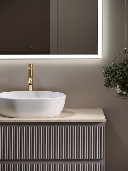 Тумба под раковину Sancos Snob R 100 SNR100SM подвесная Doha Soft