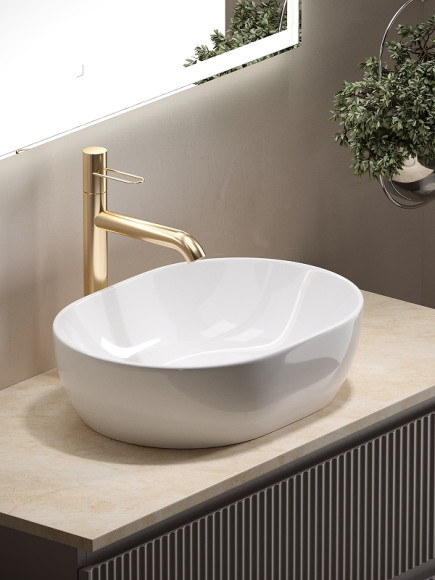 Тумба под раковину Sancos Snob R 100 SNR100SM подвесная Doha Soft