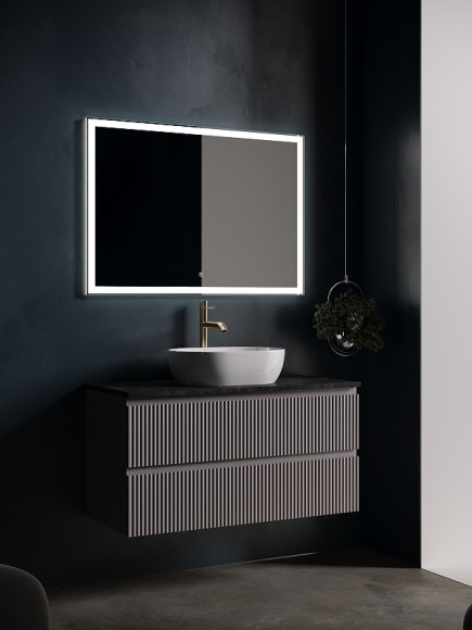 Тумба под раковину Sancos Snob R 100 SNR100SM подвесная Doha Soft