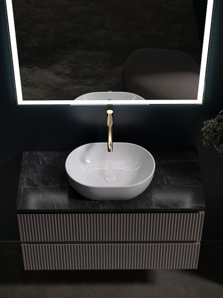 Тумба под раковину Sancos Snob R 100 SNR100SM подвесная Doha Soft