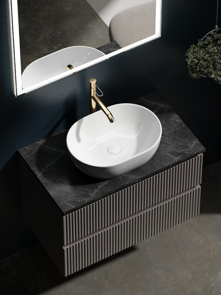 Тумба под раковину Sancos Snob R 100 SNR100SM подвесная Doha Soft