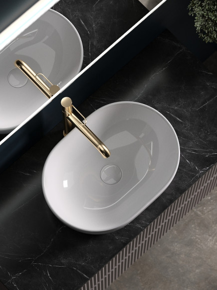 Тумба под раковину Sancos Snob R 100 SNR100SM подвесная Doha Soft