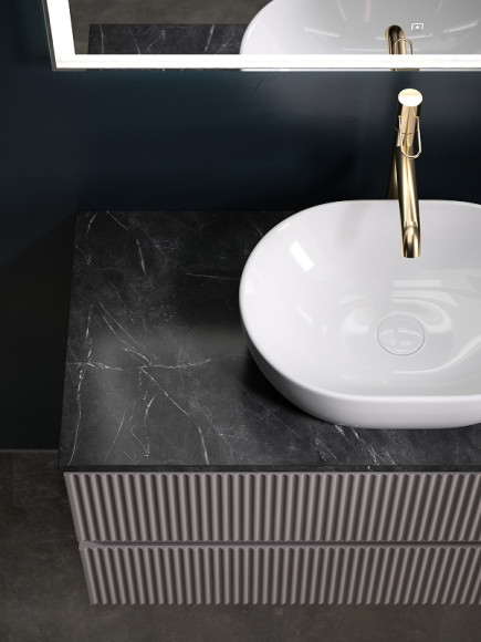 Тумба под раковину Sancos Snob R 100 SNR100SM подвесная Doha Soft