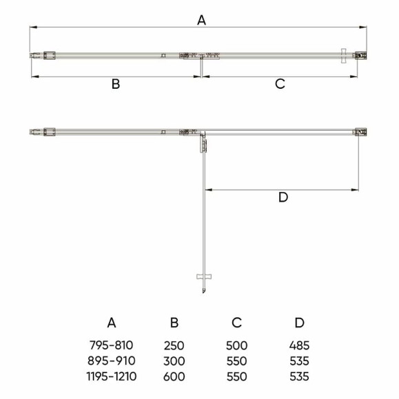 Душевая дверь Veconi Vianno VN-73B 80 VN73B-80-01-C4 профиль Черный матовый стекло прозрачное Душевая дверь Veconi Vianno VN-73B 80 VN73B-80-01-C4 профиль Черный матовый стекло прозрачное