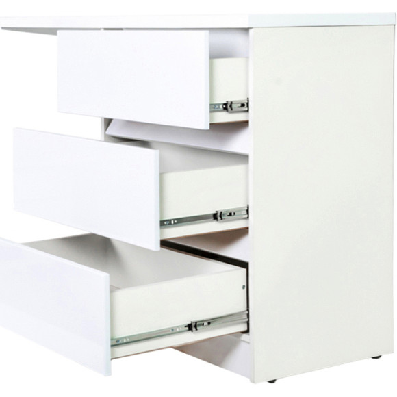 Тумба с раковиной Orange Sistema 130 R ST-70TUW+RAR Белая глянцевая Тумба с раковиной Orange Sistema 130 R ST-70TUW+RAR Белая глянцевая