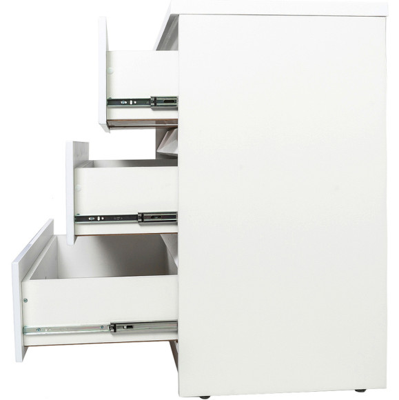 Тумба с раковиной Orange Sistema 130 R ST-70TUW+RAR Белая глянцевая Тумба с раковиной Orange Sistema 130 R ST-70TUW+RAR Белая глянцевая