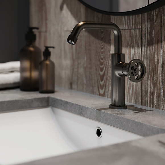 Смеситель для раковины Iddis Grange GRAGMR0i01 Графит матовый Смеситель для раковины Iddis Grange GRAGMR0i01 Графит матовый