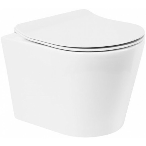 Унитаз BelBagno Flay-R BB053CHR подвесной без сиденья Унитаз BelBagno Flay-R BB053CHR подвесной без сиденья