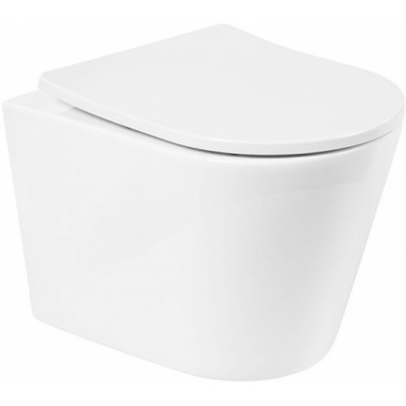 Унитаз BelBagno Flay-R BB053CHR подвесной без сиденья Унитаз BelBagno Flay-R BB053CHR подвесной без сиденья