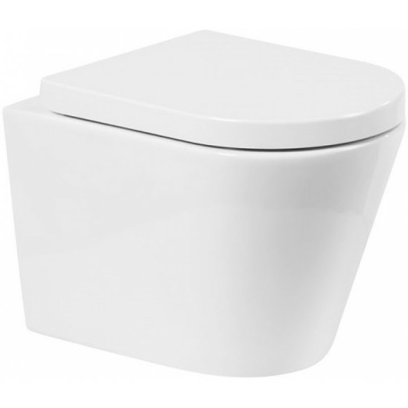 Унитаз BelBagno Flay-R BB053CHR подвесной без сиденья Унитаз BelBagno Flay-R BB053CHR подвесной без сиденья