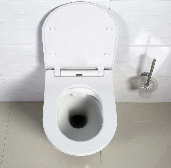 Унитаз BelBagno Flay-R BB053CHR подвесной без сиденья Унитаз BelBagno Flay-R BB053CHR подвесной без сиденья