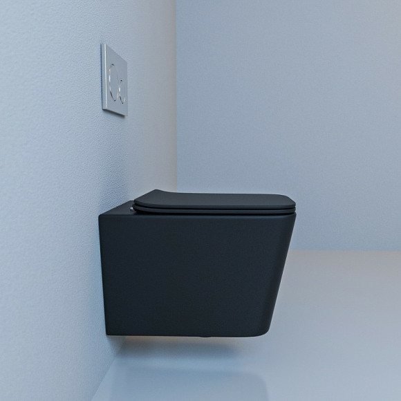 Унитаз Esbano Gartez ESUPGARTBM подвесной Черный матовый с сиденьем Микролифт