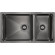 Кухонная мойка Paulmark Gerberg 78/2S Uni PM227844-GM Вороненая сталь Кухонная мойка Paulmark Gerberg 78/2S Uni PM227844-GM Вороненая сталь