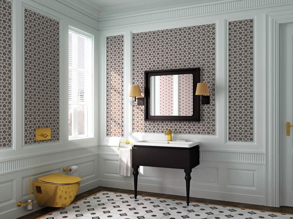 Унитаз Creavit Terra TP325-11CB00E-AK00 подвесной Золото без сиденья