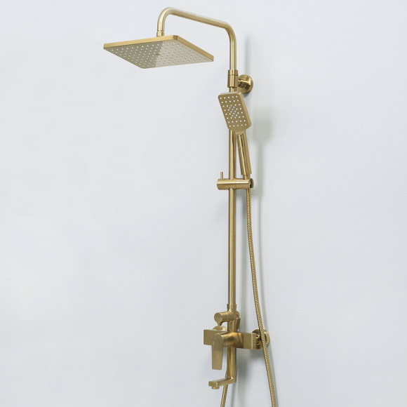 Душевая система WasserKRAFT Aisch A15501 Золото матовое