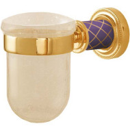 Стакан для зубных щеток Boheme Murano 10904-V-G Золото Фиолетовый