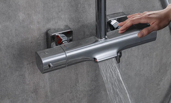 Душевая система Gappo G2495-71 с термостатом Хром