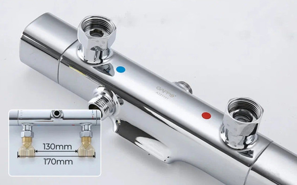 Душевая система Gappo G2495-71 с термостатом Хром