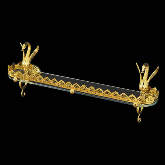 Стеклянная полка Migliore Luxor 26131 Золото