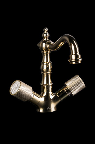 Смеситель для раковины Boheme Royal Cristal 292-Royal Золото Смеситель для раковины Boheme Royal Cristal 292-Royal Золото