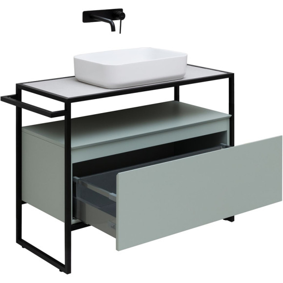 Тумба под раковину Allen Brau Priority 100 1.31003.PWM Папирус матовый Тумба под раковину Allen Brau Priority 100 1.31003.PWM Папирус матовый