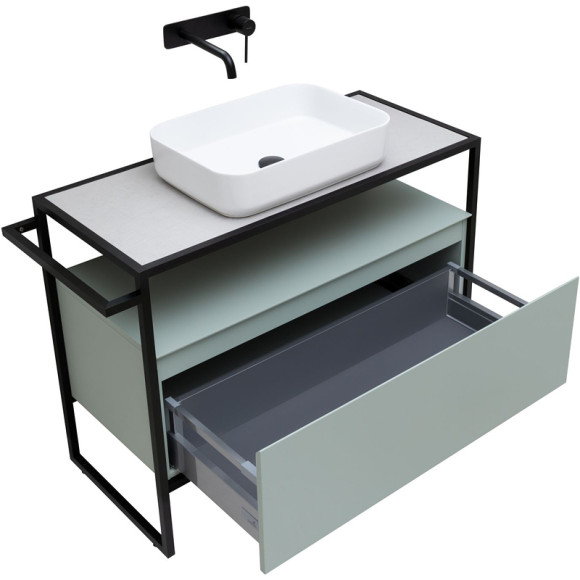 Тумба под раковину Allen Brau Priority 100 1.31003.PWM Папирус матовый Тумба под раковину Allen Brau Priority 100 1.31003.PWM Папирус матовый