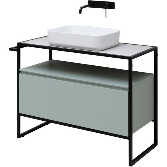 Тумба под раковину Allen Brau Priority 100 1.31003.PWM Папирус матовый Тумба под раковину Allen Brau Priority 100 1.31003.PWM Папирус матовый