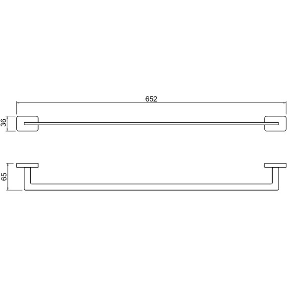 Полотенцедержатель Aquatek Либра AQ4314MB Черный матовый Полотенцедержатель Aquatek Либра AQ4314MB Черный матовый