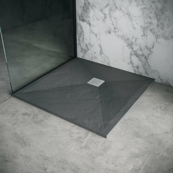 Душевой поддон из искусственного камня Grossman Strong 90x90 GR-S29090Q Графит Душевой поддон из искусственного камня Grossman Strong 90x90 GR-S29090Q Графит