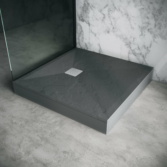 Душевой поддон из искусственного камня Grossman Strong 90x90 GR-S29090Q Графит Душевой поддон из искусственного камня Grossman Strong 90x90 GR-S29090Q Графит