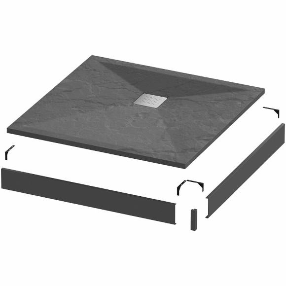 Душевой поддон из искусственного камня Grossman Strong 90x90 GR-S29090Q Графит Душевой поддон из искусственного камня Grossman Strong 90x90 GR-S29090Q Графит