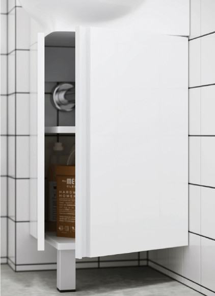 Тумба под раковину Aqwella Porto 45 POR0104WW угловая Белая Тумба под раковину Aqwella Porto 45 POR0104WW угловая Белая