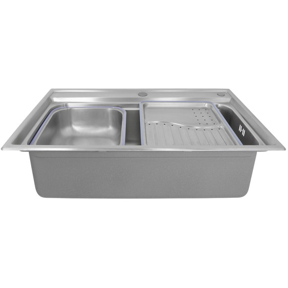 Кухонная мойка Kaiser KSM-7848 Сталь Кухонная мойка Kaiser KSM-7848 Сталь