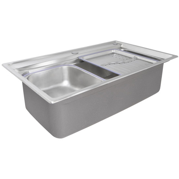 Кухонная мойка Kaiser KSM-7848 Сталь Кухонная мойка Kaiser KSM-7848 Сталь