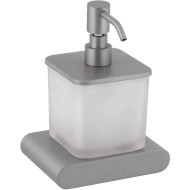 Дозатор для жидкого мыла Remer Lounge LN13NPO Никель матовый брашированный Дозатор для жидкого мыла Remer Lounge LN13NPO Никель матовый брашированный