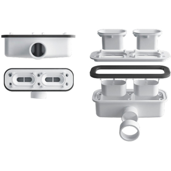 Душевой поддон из искусственного камня Vincea 140x90 VST-4SRL9014W+Vsph-D611 Белый матовый Душевой поддон из искусственного камня Vincea 140x90 VST-4SRL9014W+Vsph-D611 Белый матовый