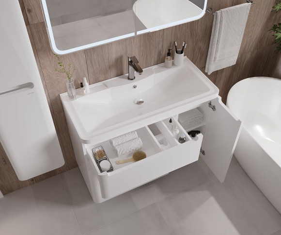 Тумба под раковину Grossman Адель 90 109004 Белая