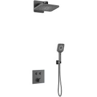 Душевая система Vincea Inspire VSFW-421I4GM Вороненая сталь