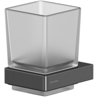 Стакан для зубных щеток Whitecross Cubo gunmetal CU2430GM Оружейная сталь Стакан для зубных щеток Whitecross Cubo gunmetal CU2430GM Оружейная сталь