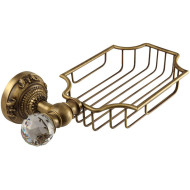 Полка корзина Migliore Cristalia 16781 Бронза с кристаллом Swarovski